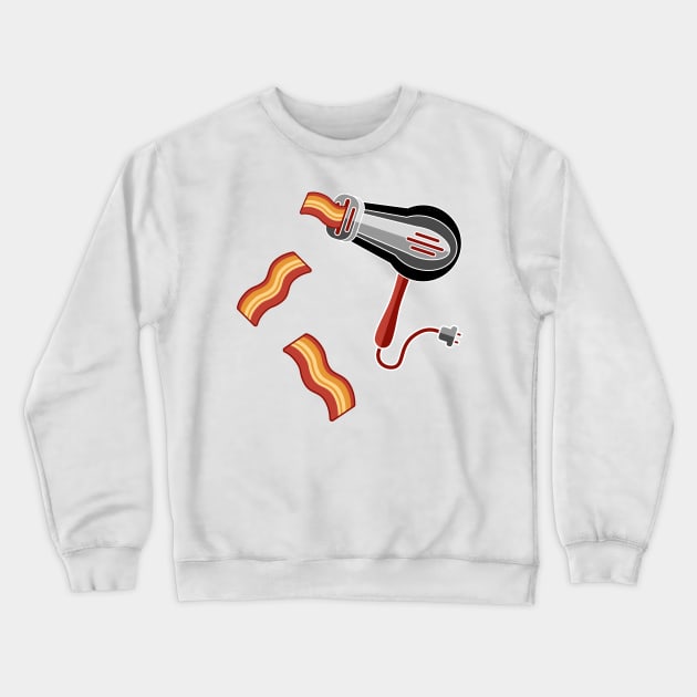 Bacon Dryer Crewneck Sweatshirt by Rubymatch